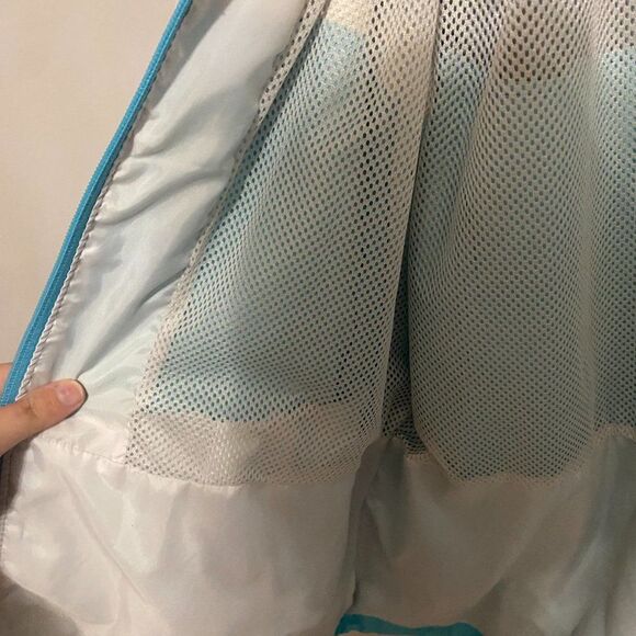 Columbia Blue & Grey Windbreaker Spring Jacket Coat Women's Size‎ Large - Picture 6 of 8
